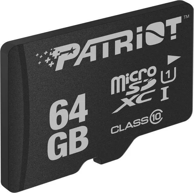 Alt view image 4 of 4 - Patriot LX Series Micro SD Flash Memory card 64gB - 5 Pack