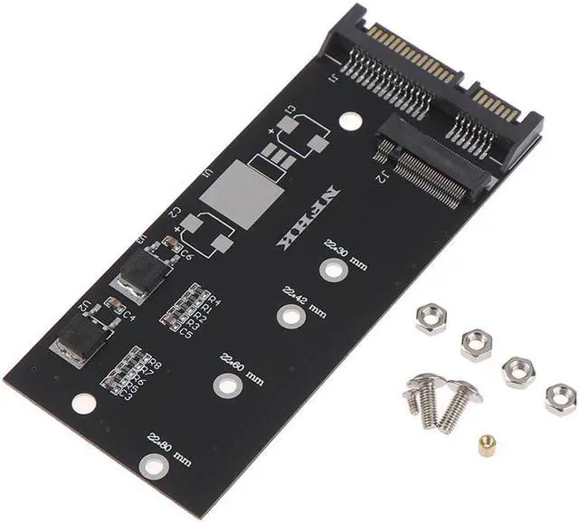 Alt view image 2 of 5 - sale B+M key M.2 ngff ssd to m.2 sata 3 raiser m.2 to sata adapter expansion card