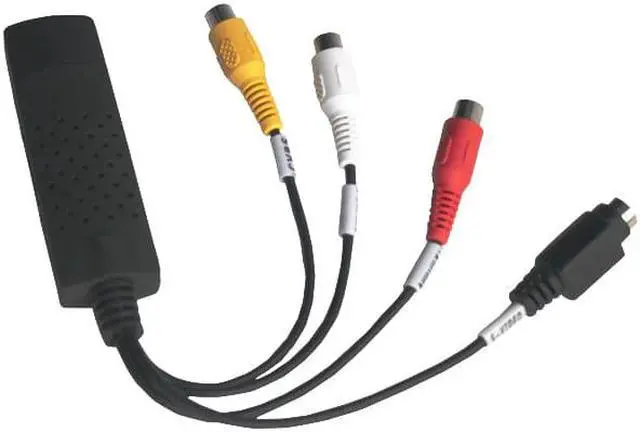 Alt view image 3 of 6 - USB 2.0 Easycap Capture 4 Channel Video TV DVD VHS Audio Capture Adapter Card TV Video DVR