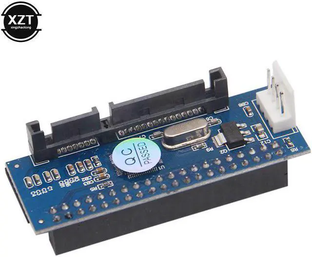 Alt view image 5 of 6 - SATA IDE Adapter 40 Pin IDE to SATA Connector 3.5 HDD IDE Hard Disk DVD Burner Adapter Converter With 7Pin-SATA Data Cable