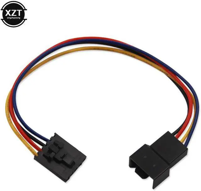 Main image of Adaptador de ventilador com 5 pinos e 4 conectores, capa de ventilador de refrigeração de computador pwm cpu, cabo de extensão para dell