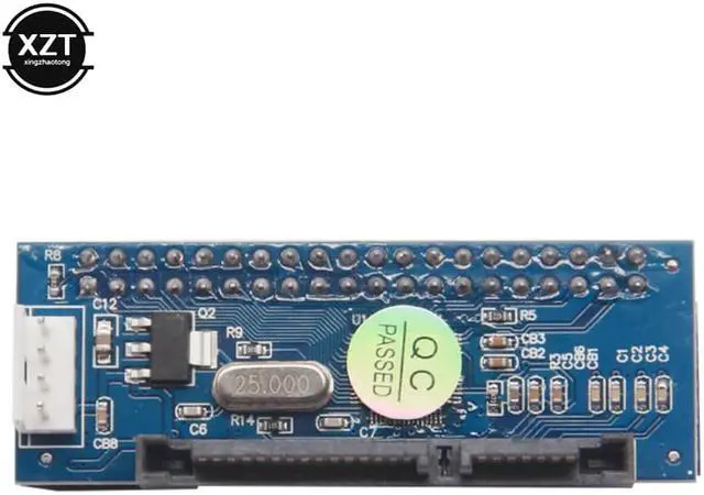 Alt view image 6 of 6 - SATA IDE Adapter 40 Pin IDE to SATA Connector 3.5 HDD IDE Hard Disk DVD Burner Adapter Converter With 7Pin-SATA Data Cable