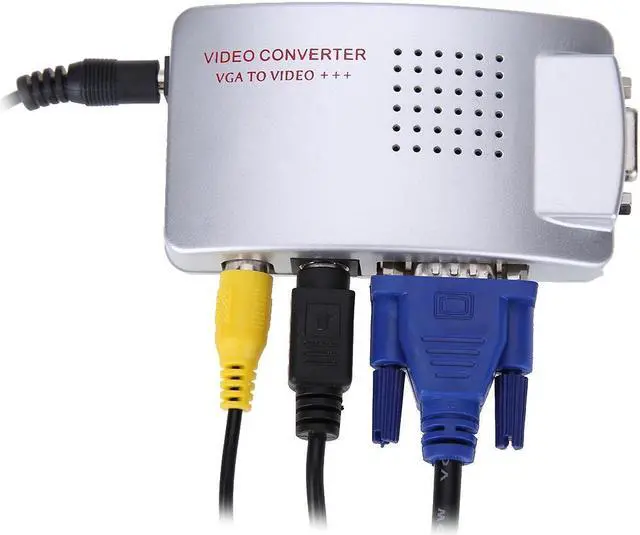 Alt view image 3 of 5 - VT280 PC Converter Box NTSC PAL VGA to TV AV RCA Signal Adapter Converter Video Switch Box Composite for Computer PC