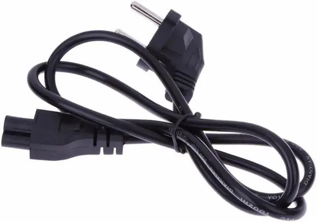 Alt view image 4 of 5 - 1m EU Plug 3 Prong 2 Pin AC Laptop Power Cord Adapter Cable Universal Computer Notebook Charing Cables