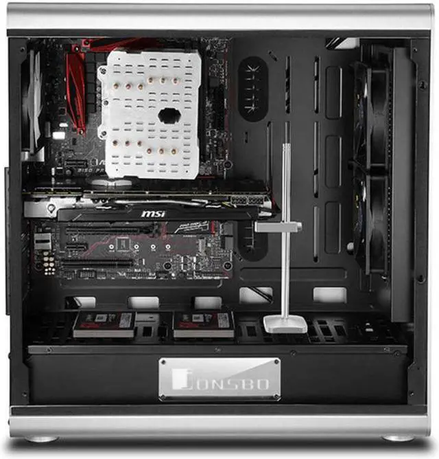 Alt view image 2 of 5 - Graphics Card Holder Jack Bracket Desktop PC Computer Case Video Card Water Cooling Kit Support Stand