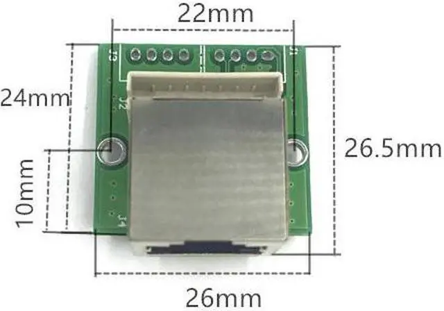 Alt view image 5 of 5 - 3/4port Gigabit switch module 3/4port 10/100/1000m contact port mini switch module PCBA Motherboard network switch 1000mbps
