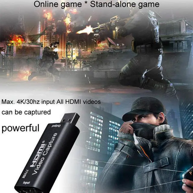 Alt view image 5 of 5 - 3.0 Video Capture Card 4K  to  3.0 Video Capture Grabber Record Box for Game HD Camera Recording Live Streaming