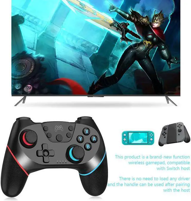 Alt view image 3 of 5 - Bluetooth Gamepad For Nintend Switch Pro NS-Switch Game Joystick Dual Motor Vibration Controller For Switch Console