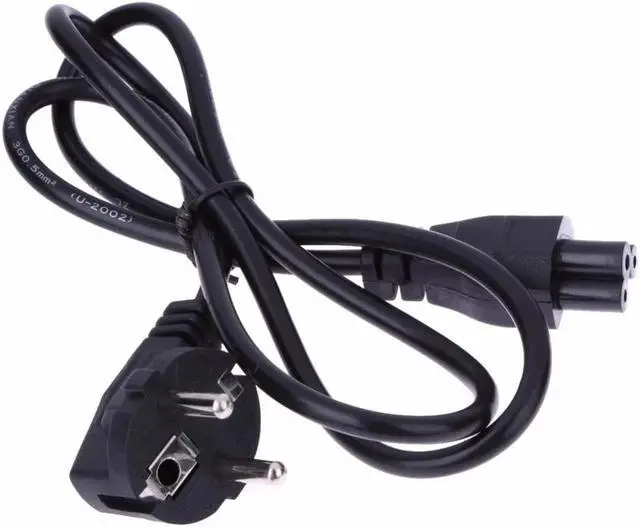 Alt view image 2 of 5 - 1m EU Plug 3 Prong 2 Pin AC Laptop Power Cord Adapter Cable Universal Computer Notebook Charing Cables