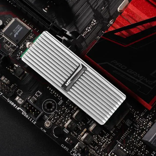 Alt view image 3 of 6 - M2 nvme Heatsink Heat Dissipation Radiator M.2 Cooling Heat Sink Heat Thermal Pads Cooler Vest For NVME NGFF M.2 2280 SSD