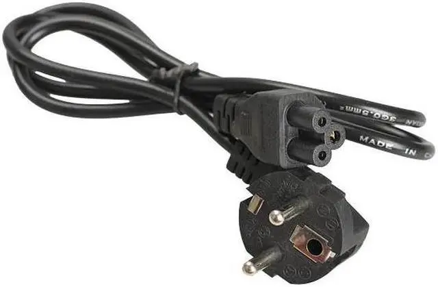 Alt view image 3 of 5 - 1m EU Plug 3 Prong 2 Pin AC Laptop Power Cord Adapter Cable Universal Computer Notebook Charing Cables