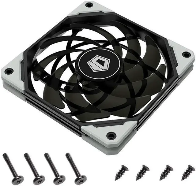 Alt view image 3 of 5 - 120mm PWM PC Case Fan 53.6CFM Desktop PC Computer Cooling Cooler Ultra Slim Silent CPU Water Cooler Fan Case Fan Cooling Fans