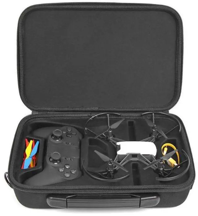 Alt view image 5 of 6 - Carrying Case Storage Bag Portable waterproof bag with Shoulder Strap for DJI Tello Drone Gamesir T1d Remote Controller