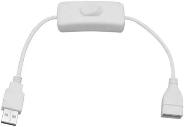Alt view image 3 of 5 - 28cm USB Cable with Switch ON/OFF Cable Extension Toggle for USB Lamp USB Fan Power Supply Line Durable HOT SALE Adapter