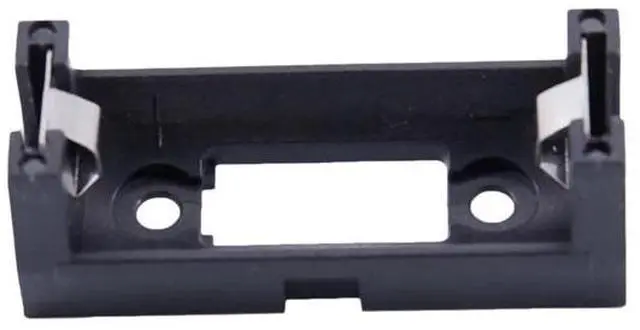 Alt view image 4 of 6 - Plastic Shell 3V CR123A Button Cell Battery Sockets Holder Case Black