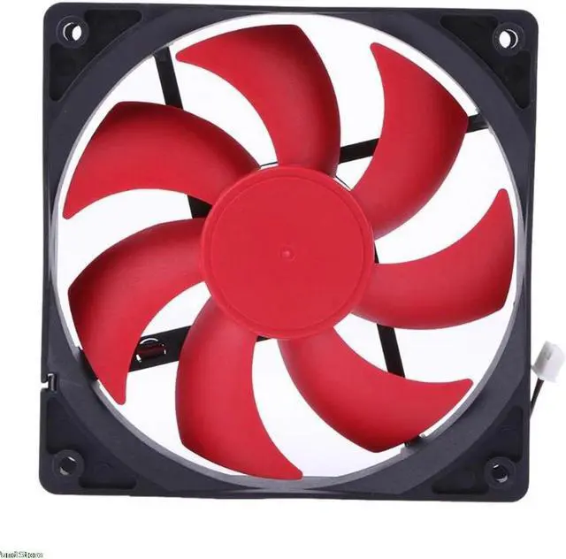 Alt view image 4 of 5 - Computer Double Head 12CM PC Computer CPU Cooling Fan Cooler Super Quiet Silent CPU Cooling Fan for PC