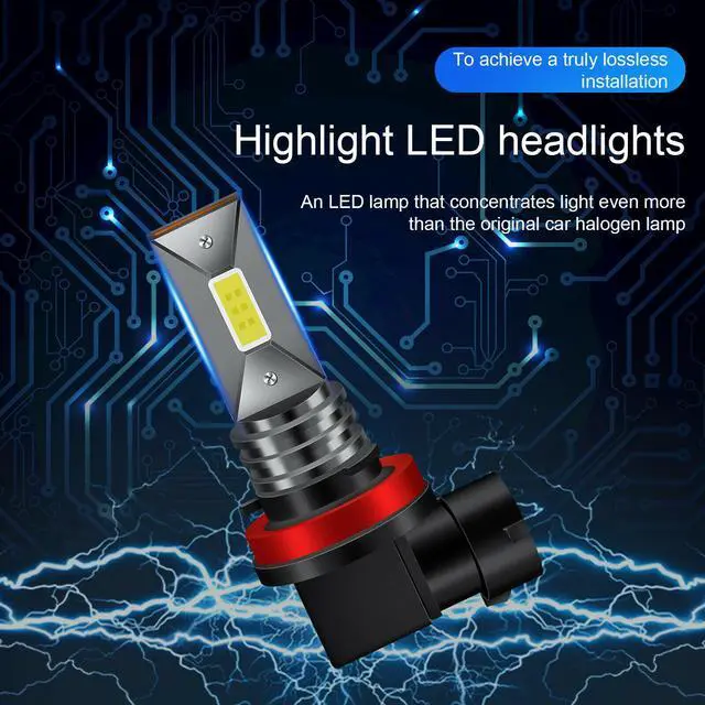 Alt view image 4 of 6 - For Toyota Camry 2007-2013 2014 LED Headlight + Fog Light 6x Bulbs Combo Kit