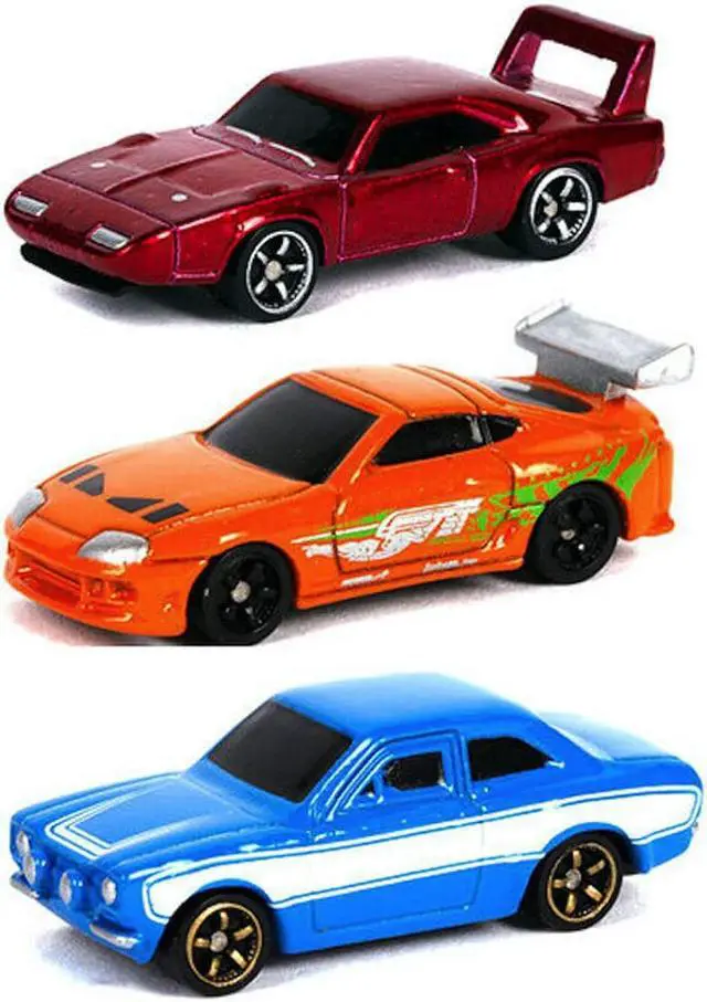 Alt view image 5 of 15 - "Fast & Furious" 3 piece Set "Nano Hollywood Rides" Series 1 Diecast Model Cars by Jada