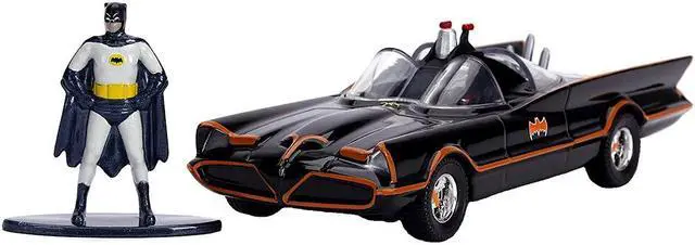 Main image of Classic TV Series Batmobile & Figure Jada Diecast 1/32