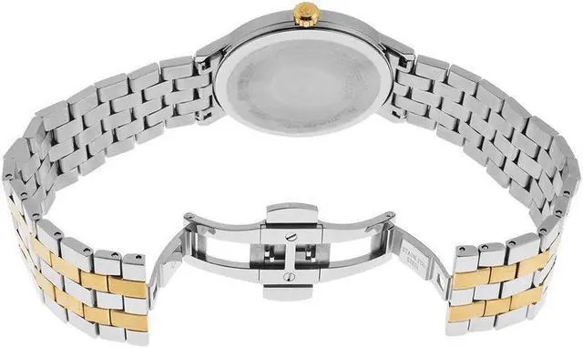 Alt view image 13 of 20 - Bulova 98B255 Men's Stainless Steel Two-tone Bracelet Band Grey Dial Watch