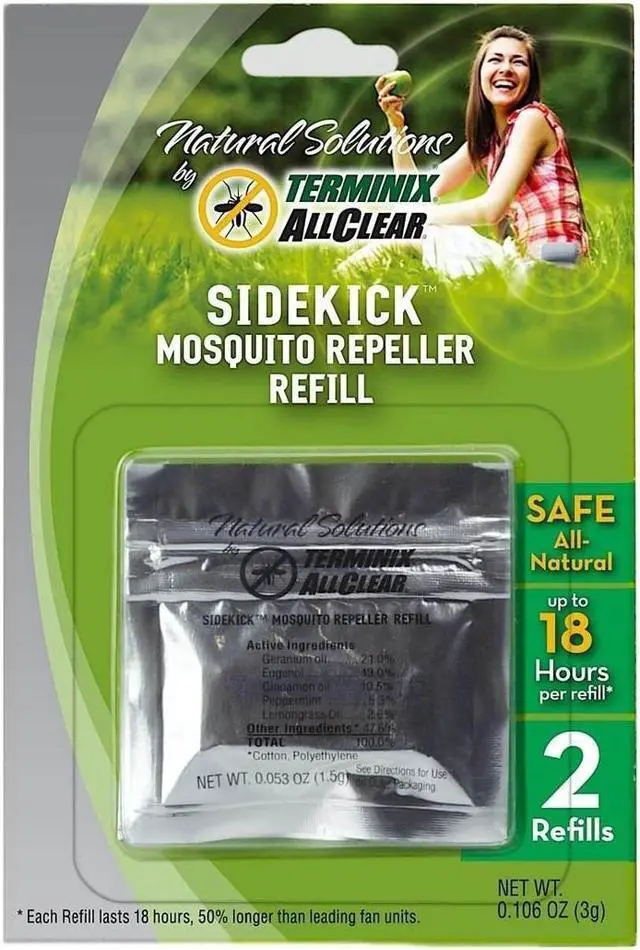 Alt view image 12 of 17 - Terminix ALLCLEAR SideKick Mosquito Repeller Kit