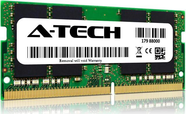 Alt view image 7 of 7 - A-Tech 32GB (2x16GB) DDR4 2400MHz SODIMM PC4-19200 2Rx8 Non-ECC Unbuffered CL17 1.2V Dual Rank 260-Pin SO-DIMM Laptop Notebook Computer RAM Memory Upgrade Kit