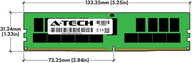 A-Tech 128GB Kit (2x64GB) DDR4 2400MHz PC4-19200 ECC RDIMM 3DS