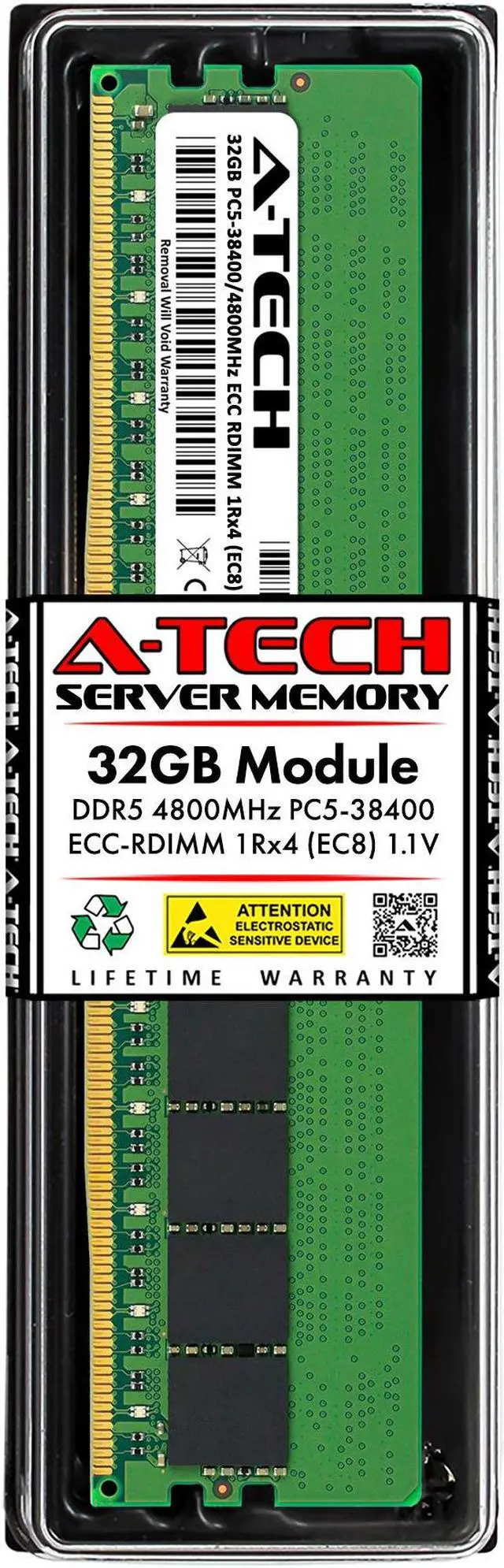 Main image of 32GB RAM Replacement for Hynix HMCG84AEBRA, HMCG84AEBRA115N, HMCG84MEBRA, HMCG84MEBRA107N, HMCG84MEBRA113N | DDR5 4800MHz PC5-38400 ECC RDIMM 1Rx4 Server Memory