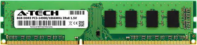 Alt view image 2 of 7 - 8GB RAM Replacement for Corsair CML32GX3M4A1866C10, CMD16GX3M2A1866C9, CMY16GX3M2A1866C9R, CMZ16GX3M2A1866C10, CMZ32GX3M4X1866C10 | DDR3 1866MHz PC3-14900 DIMM 2Rx8 Desktop Memory