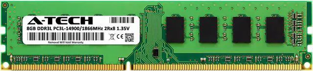 Alt view image 2 of 7 - A-Tech 8GB DDR3 1866MHz DIMM PC3L-14900 UDIMM Non-ECC 1.35V CL13 240-Pin Desktop Computer RAM Memory Upgrade Module