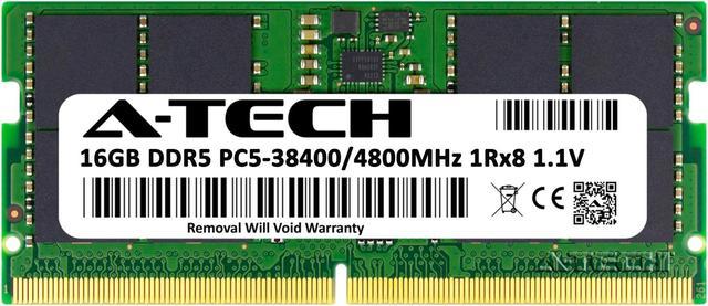 A-Tech 16GB RAM Kingston KVR48S40BS8K2-32用 | DDR5 4800 MHz PC5
