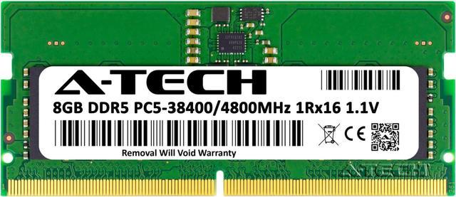 Crucial 8GB DDR5 4800MHz SODIMM Laptop Ram