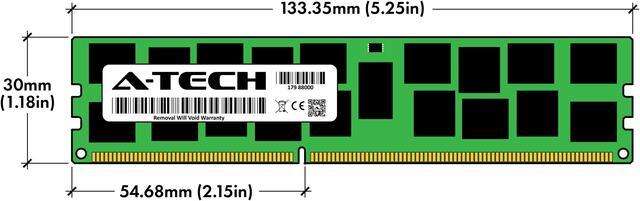 Alt view image 3 of 4 - A-Tech 32GB (4x8GB) 2Rx4 PC3L-12800R DDR3 / DDR3L 1600 MHz ECC RDIMM 1.35V Registered DIMM 240-Pin Dual Rank x4 Server & Workstation RAM Memory Upgrade Kit