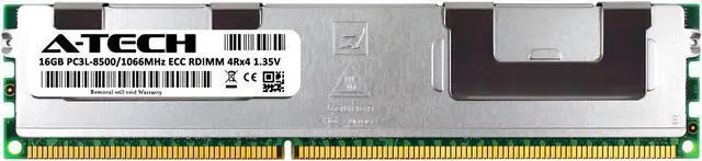 Alt view image 2 of 6 - 16GB RAM Replacement for Samsung M393B2K70CM0-YF8, M393B2K70CMB-YF8, M393B2K70DM0-YF8 | DDR3 1066MHz PC3L-8500 ECC RDIMM 4Rx4 Server Memory
