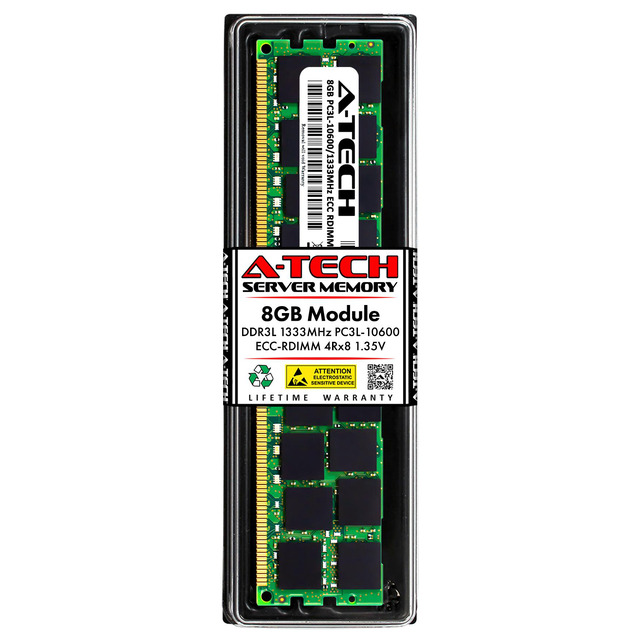 Kingston Technology ValueRAM 8GB DDR3 1600MHz PC3 12800 ECC CL11 DIMM...