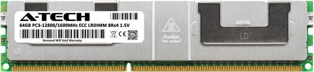 Alt view image 2 of 6 - 64GB RAM Replacement for HP 700838-B21, 701807-081 | DDR3 1600MHz PC3-12800 ECC LRDIMM 8Rx4 Server Memory