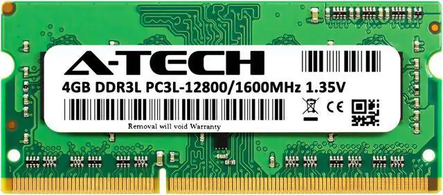 Alt view image 2 of 5 - 4GB RAM Replacement for HP H6Y75UT#ABA | DDR3 1600MHz PC3-12800 SODIMM Laptop Memory