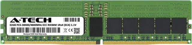 Main image of 32GB RAM Replacement for IBM-Lenovo 4X77A77030, 4X77A77483, 4X77A81439 | DDR5 4800MHz PC5-38400 ECC RDIMM 1Rx4 (EC4) Server Memory