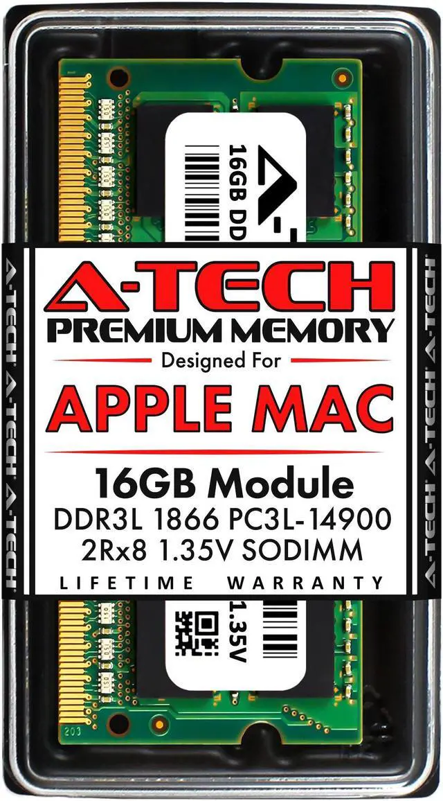 Main image of A-Tech 16GB RAM for Apple iMac (Late 2015) | DDR3 1866MHz PC3-14900 SODIMM 204-Pin Memory Upgrade