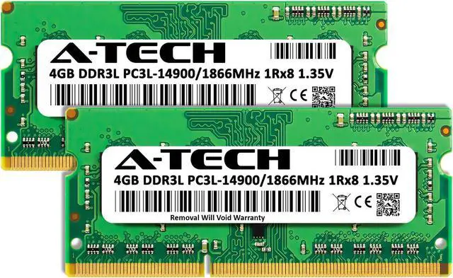 Alt view image 2 of 6 - A-Tech 8GB Kit (2x4GB) RAM for Apple iMac (Late 2015) | DDR3 1866MHz PC3-14900 SODIMM 204-Pin Memory Upgrade