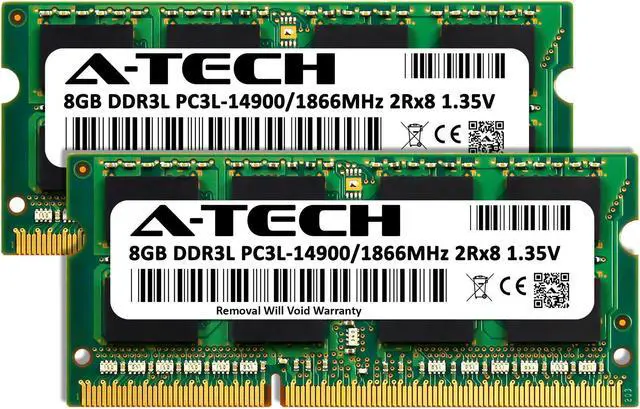 Alt view image 2 of 6 - A-Tech 16GB Kit (2x8GB) RAM for Apple iMac (Late 2015) | DDR3 1866MHz PC3-14900 SODIMM 204-Pin Memory Upgrade