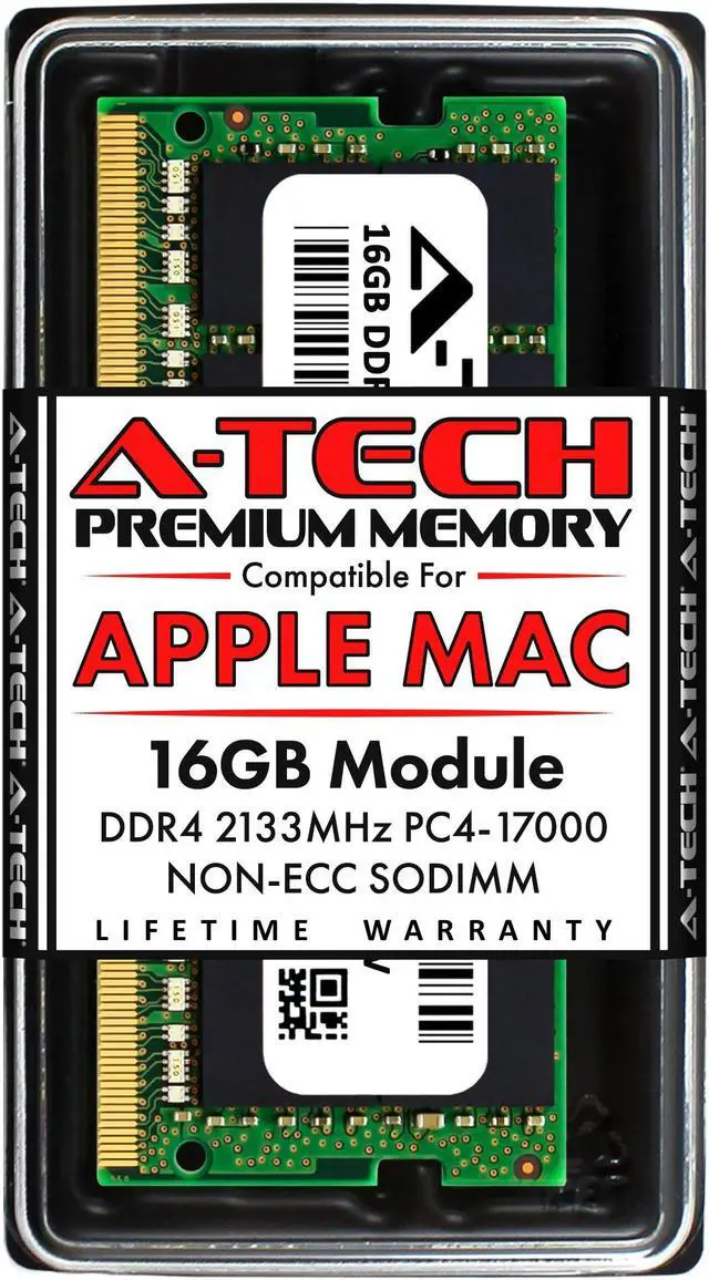 Main image of A-Tech 16GB RAM for Apple iMac (Mid 2017) | DDR4 2133MHz PC4-17000 SODIMM 260-Pin Memory Upgrade