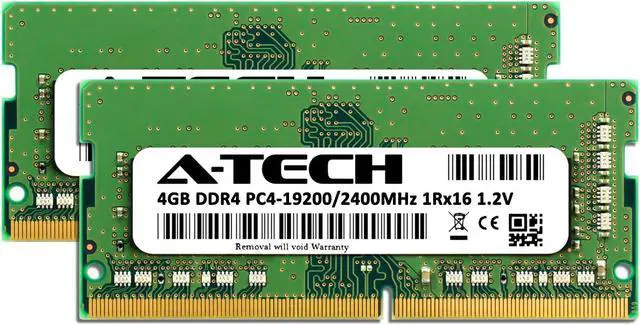 Alt view image 2 of 6 - A-Tech 8GB Kit (2x4GB) RAM for Apple iMac (Mid 2017, 2019) | DDR4 2400MHz PC4-19200 SODIMM 260-Pin Memory Upgrade