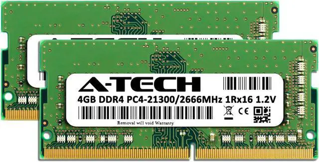 Alt view image 2 of 6 - A-Tech 8GB Kit (2x4GB) RAM for Apple iMac (2019, 2020), Mac mini (Late 2018, Early 2020) | DDR4 2666MHz PC4-21300 SODIMM 260-Pin Memory Upgrade