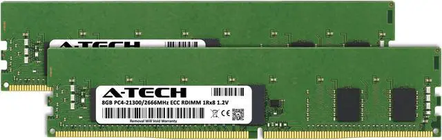 Alt view image 2 of 7 - A-Tech 16GB Kit (2x8GB) RAM for Apple iMac Pro (Late 2017) | DDR4 2666MHz PC4-21300 ECC RDIMM 288-Pin Memory Upgrade
