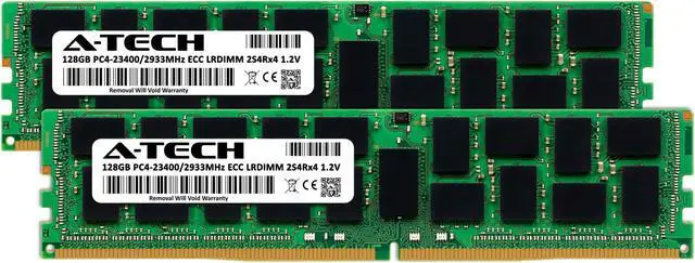 Alt view image 2 of 3 - A-Tech 256GB Kit (2x128GB) RAM for Apple Mac Pro (2019, 24-Core/28-Core, Rack & Tower) | DDR4 2933MHz PC4-23400 ECC LRDIMM 288-Pin Memory Upgrade