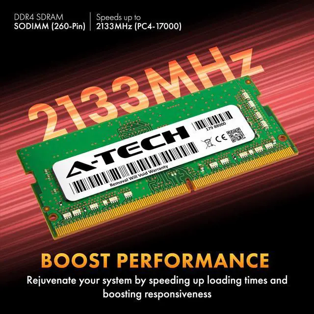 Alt view image 4 of 7 - 8GB RAM Replacement for Corsair CMSO8GX4M1A2133C15 | DDR4 2133MHz PC4-17000 SODIMM 1Rx8 Laptop Memory