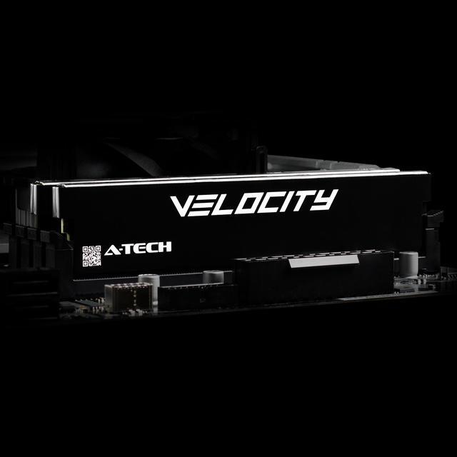 Alt view image 4 of 6 - A-Tech Velocity 16GB DDR5 5600MHz (PC5-44800) CL46 XMP 3.0 UDIMM 1.1V Non-ECC DIMM 288-Pin Desktop PC Gaming Memory RAM Module - Black (AV16G5D56X)
