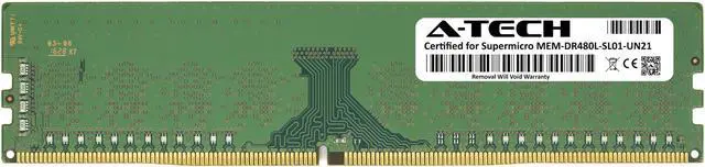 Main image of Supermicro Certified MEM-DR480L-SL01-UN21 | Samsung M378A1K43BB1-CPB | 8GB PC4-17000 DDR4 2133MHz 1Rx8 Non-ECC DIMM 288-Pin Desktop Memory RAM