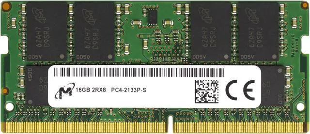 Alt view image 2 of 2 - Supermicro Certified MEM-DR416L-CL02-SO21 | Micron 16GB PC4-17000 DDR4 2133MHz 2Rx8 Non-ECC SODIMM 260-Pin Laptop Memory RAM